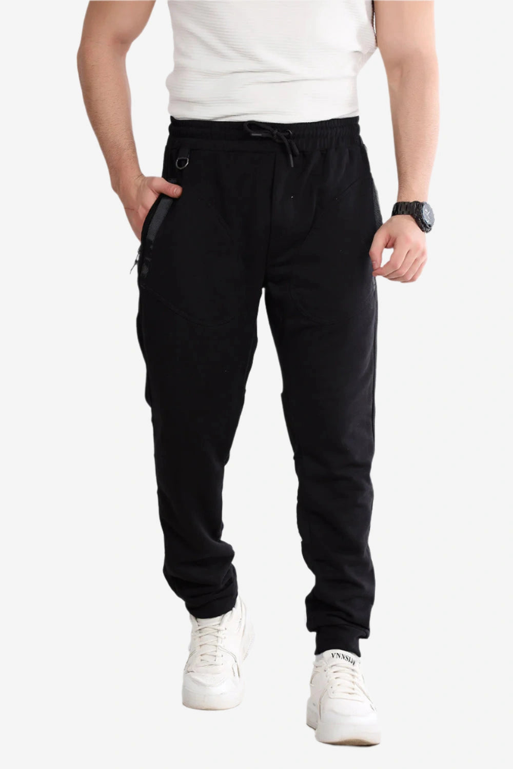 White Rabbit - Comfy Pants With Elastic Trim