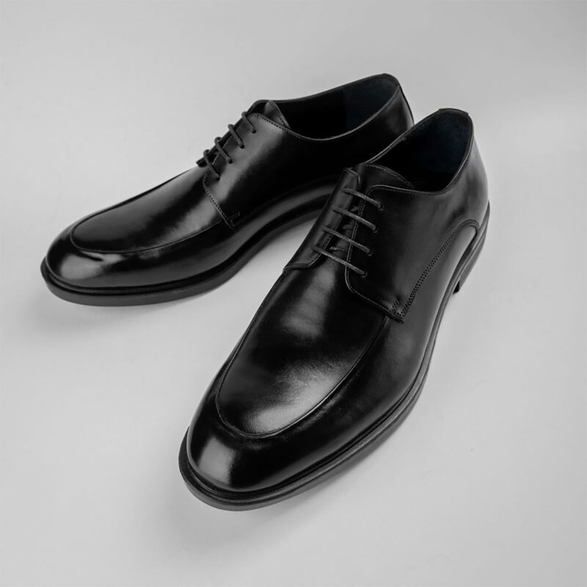 BRIO - Derby Moc Toe Shoes - Black