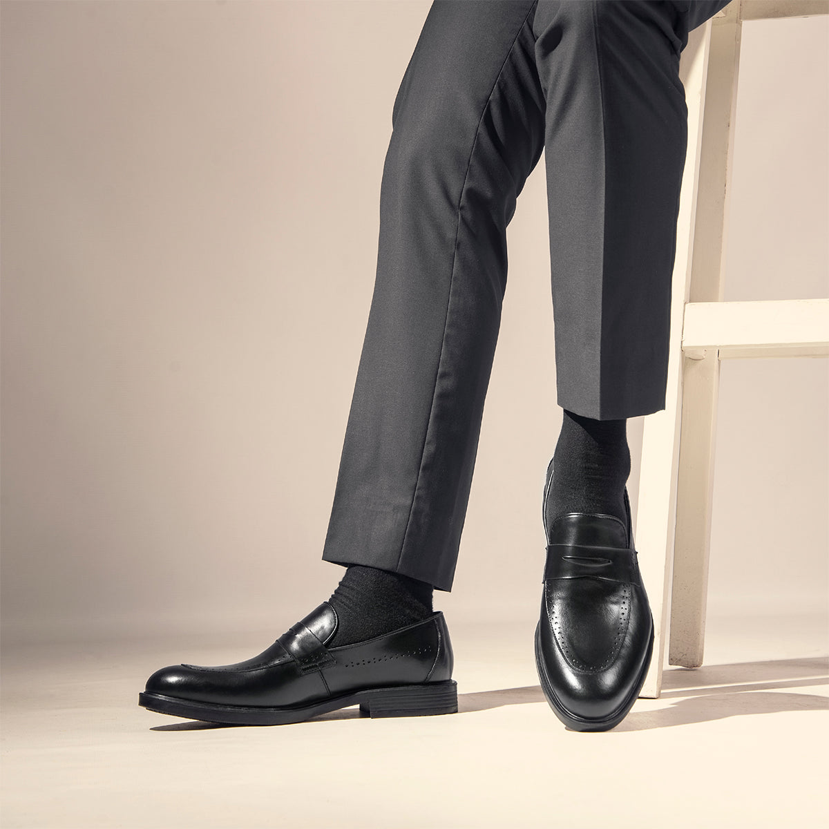 BRIO - College Loafer Shoes - Black