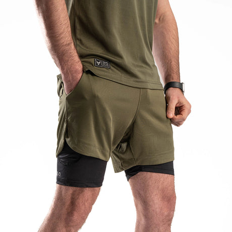 Taur - 2 in 1 mesh linyer short for high flexibility tuff performance