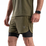 Taur - 2 in 1 mesh linyer short for high flexibility tuff performance