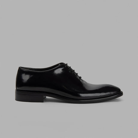BRIO - Genuine Leather Plain Toe Oxford – Black