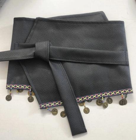 Rokido - Black Leather Belt