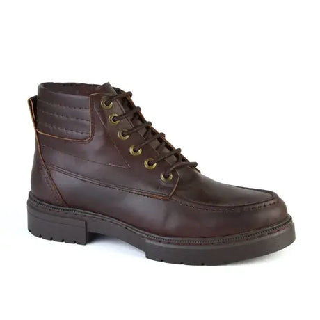 Leazus - Leather Bold Halfboot- 8000 BROWN