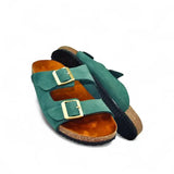Leazus - Leather SnapDue Sandal - Green