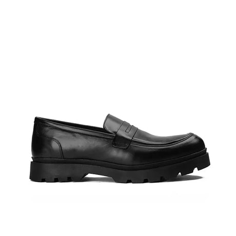BRIO Genuine Leather Chunky Loafer– Black for men