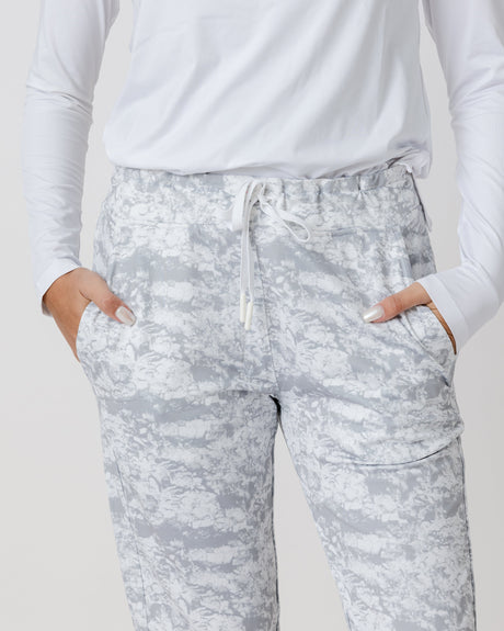Grey Marble Jogger