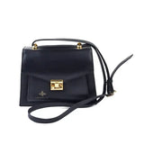 Leazus - Leather bag for women - Normaldy Black