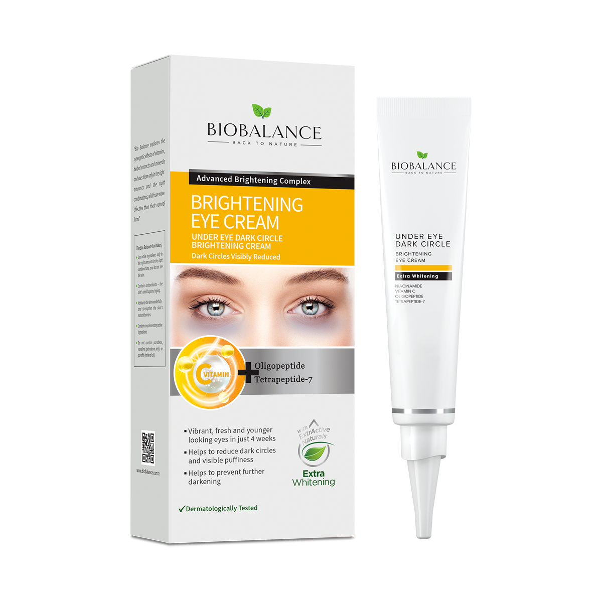 Biobalance Eye Brightening Medium Cream 15 Ml