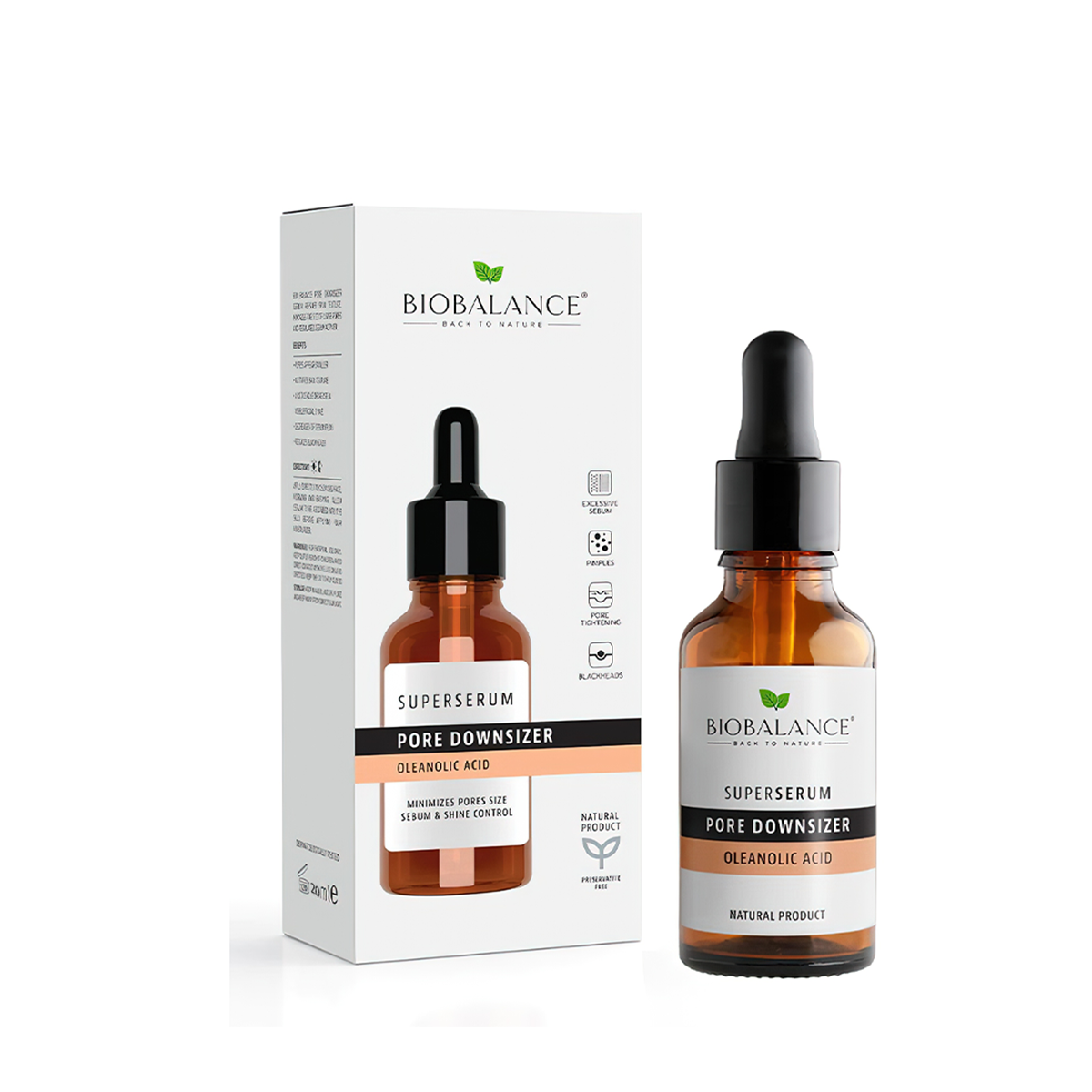 Biobalance - Super Serum Pore Downsizer Oleanolic Acid 20Ml