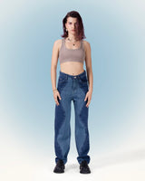 Kava - Regular fit jeans with wide legs