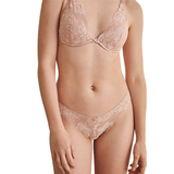 Women Secret - Classic microfiber lace panties - Sold by FIG