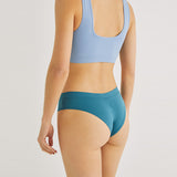 Women Secret - Greenish blue gathered wide Brazilian panties - Sold by FIG