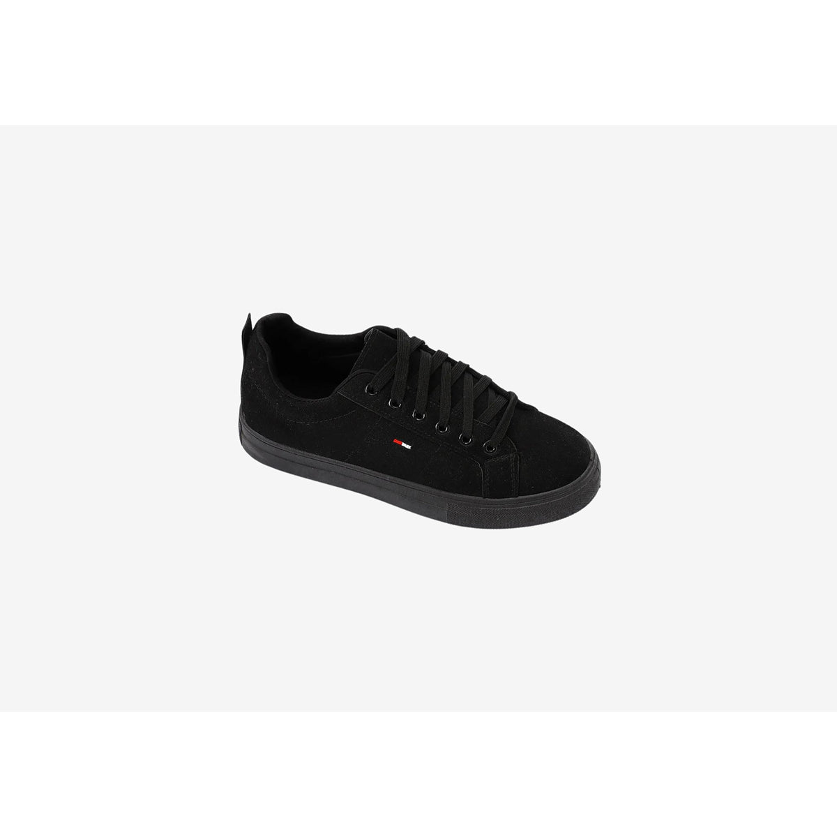 White Rabbit -Black Elegant Suede Sneakers