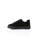 White Rabbit -Black Elegant Suede Sneakers