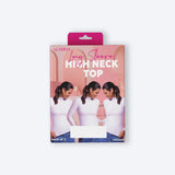 Carina -High Neck Viscose Top (Pack of 3)