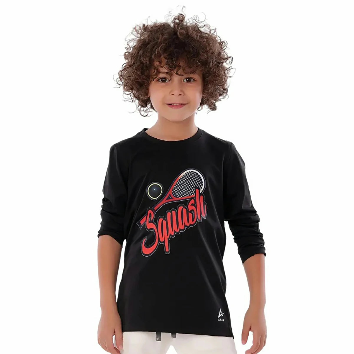 Anja - Black Squash T-Shirt 0097-For boys