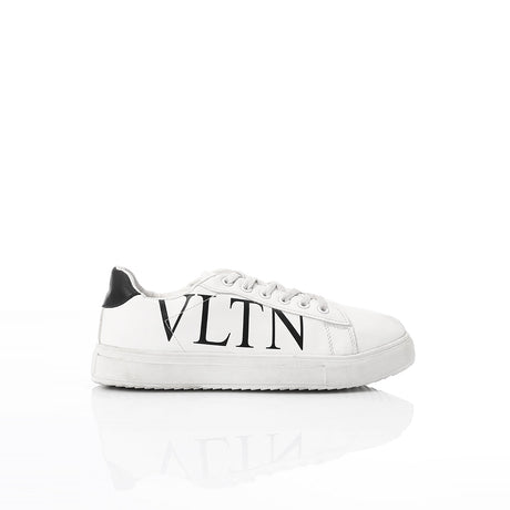 White Rabbit -White With Touch Of Black Elegant Sneakers