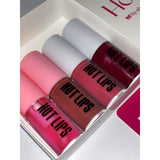 Hot Lips - Lip Gloss  big brush set 4 shades For Women