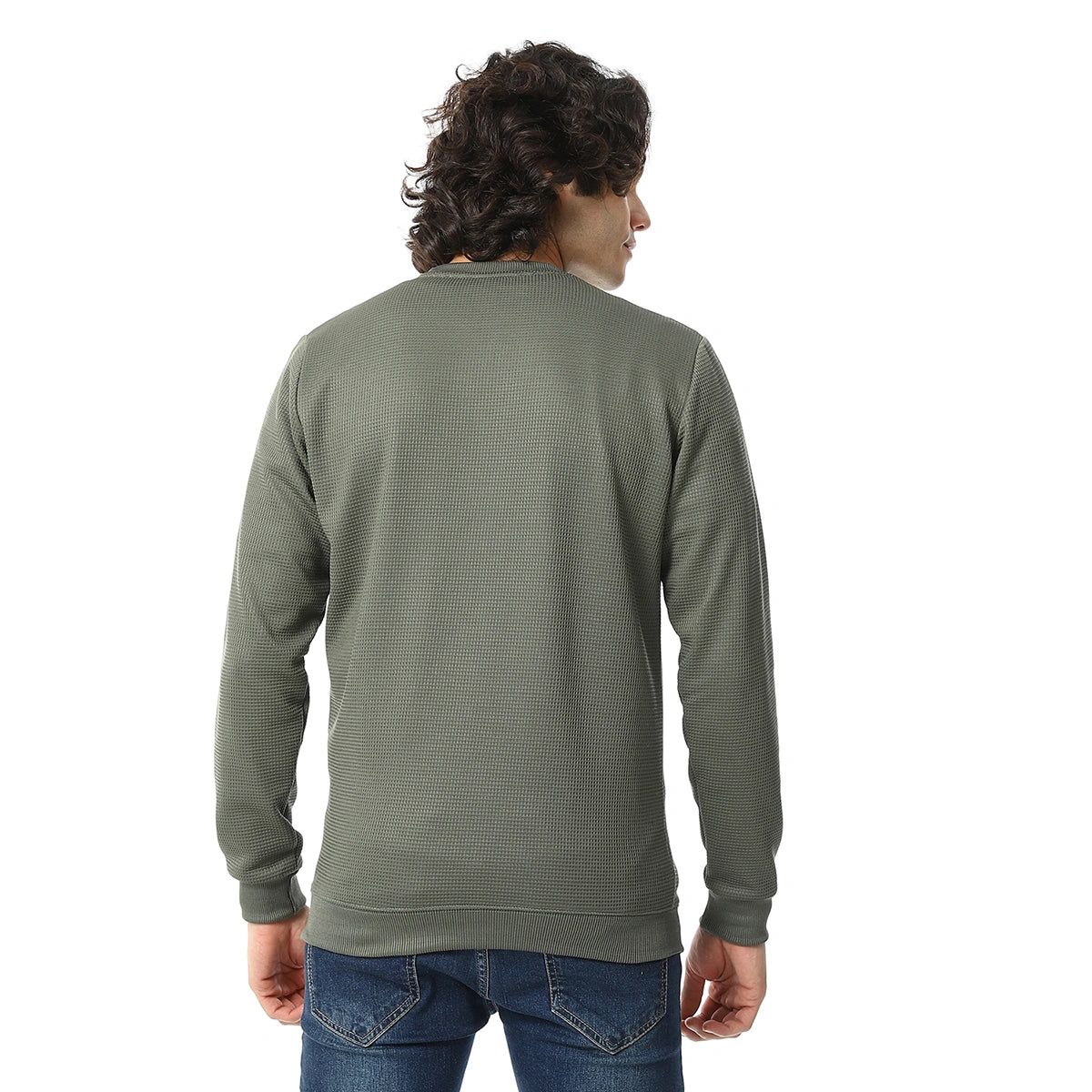 Red Circle - Knitted Casual Pullover for - Men