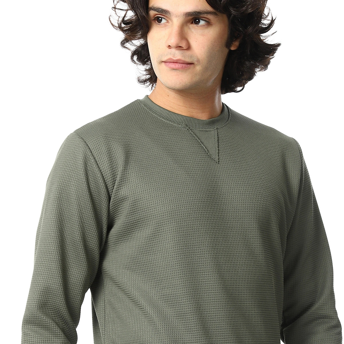 Red Circle - Knitted Casual Pullover for - Men