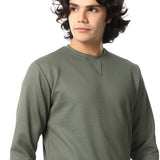 Red Circle - Knitted Casual Pullover for - Men