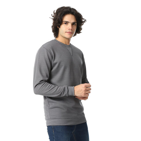 Red Circle - Knitted Casual Pullover for - Men