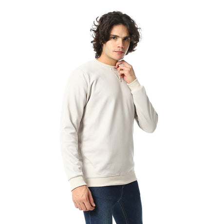 Red Circle - Knitted Casual Pullover for - Men