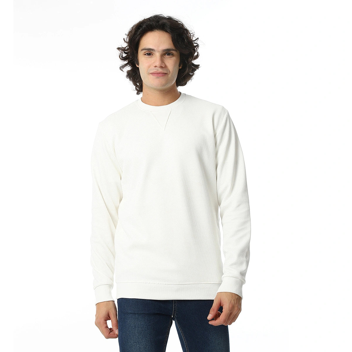 Red Circle - Knitted Casual Pullover for - Men