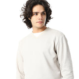 Red Circle - V-Neck Fog Knitted Pullover for - Men