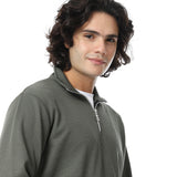Red Circle - Knitted Zipped Sweatshirt for - Men
