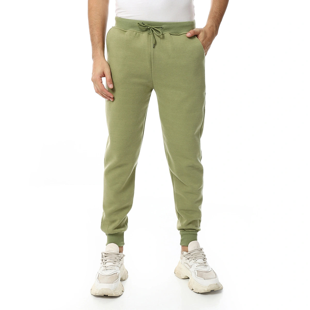 Red Circle - Elastic Ankle Sweatpants for - Men