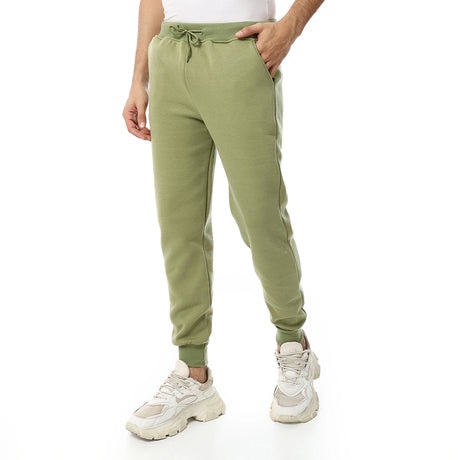 Red Circle - Elastic Ankle Sweatpants for - Men