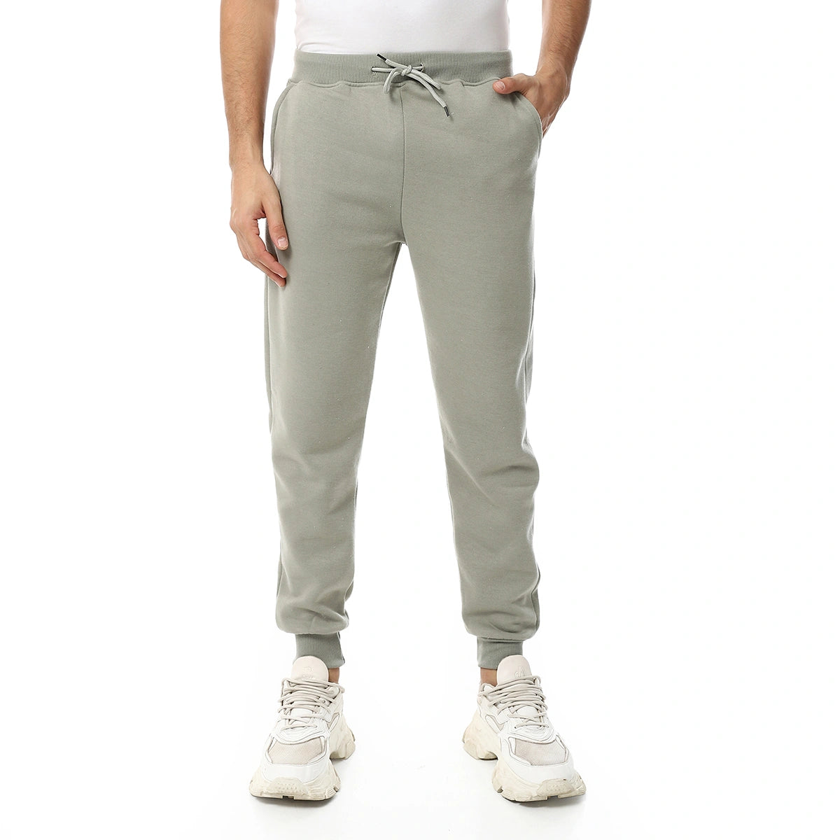 Red Circle - Elastic Ankle Sweatpants for - Men