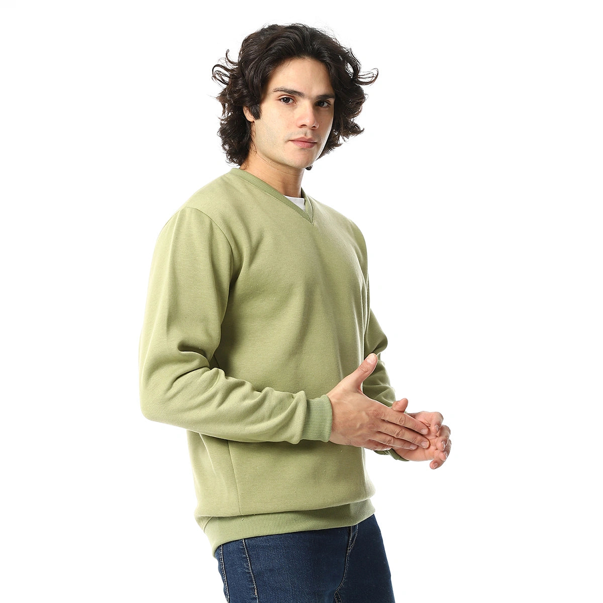 Red Circle - Plain Casual Sweatshirt for - Men