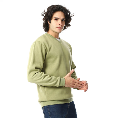 Red Circle - Plain Casual Sweatshirt for - Men