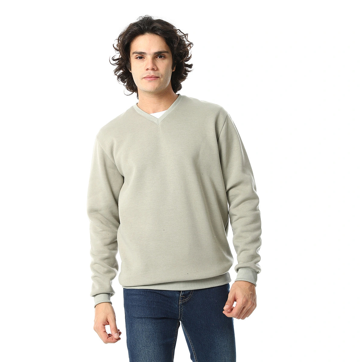Red Circle - Plain Casual Sweatshirt for - Men