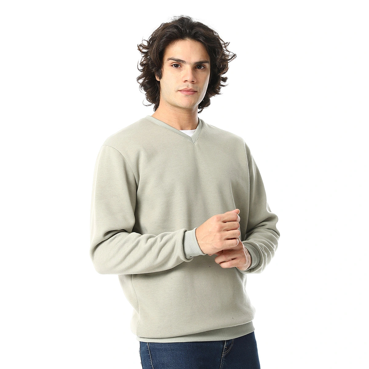 Red Circle - Plain Casual Sweatshirt for - Men