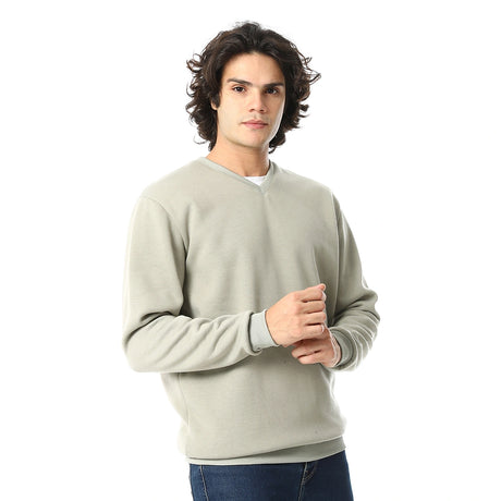Red Circle - Plain Casual Sweatshirt for - Men