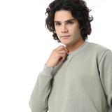 Red Circle - Cozy Casual Plain British Sweatshirt for - Men