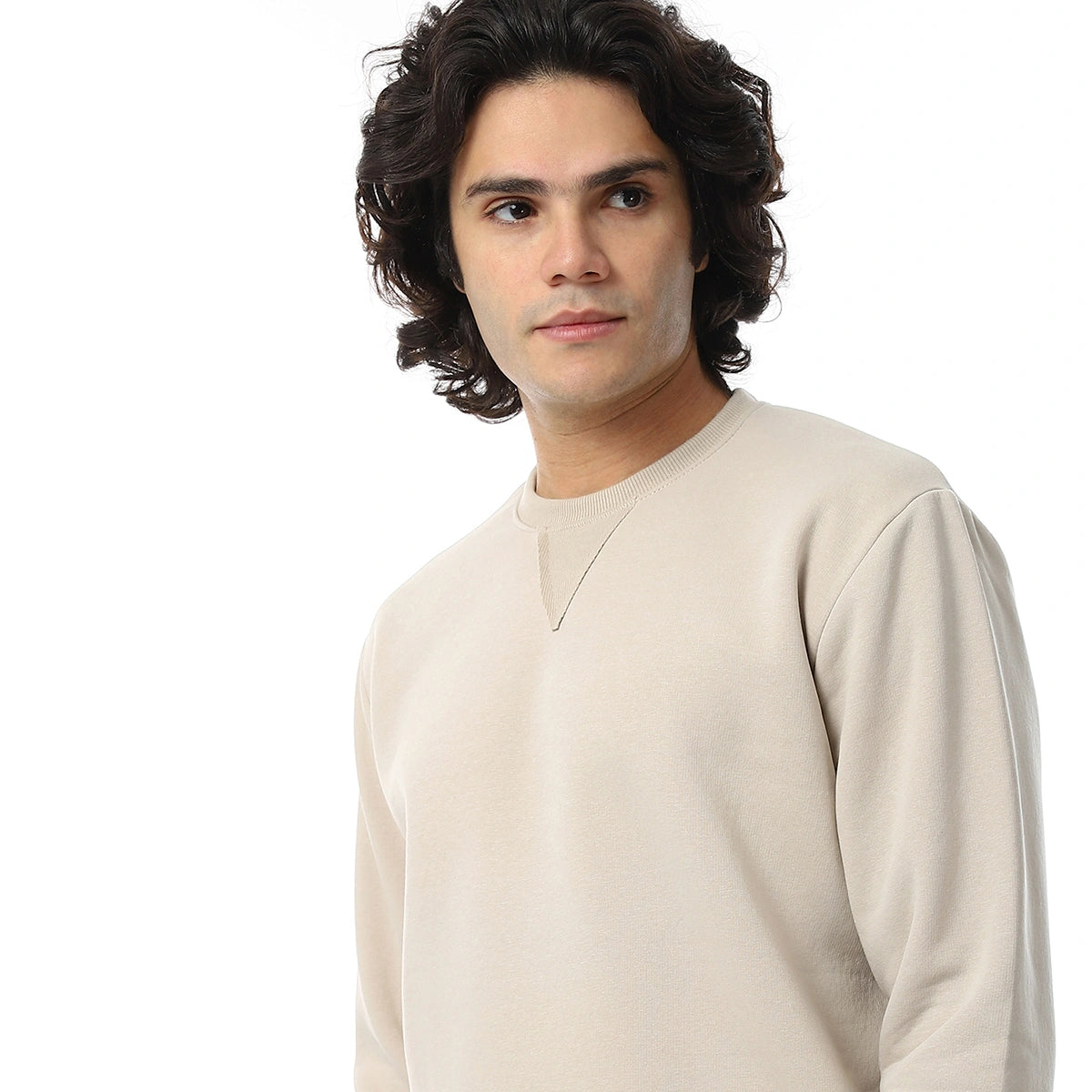 Red Circle - Cozy Casual Plain British Sweatshirt for - Men