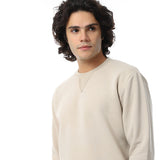Red Circle - Cozy Casual Plain British Sweatshirt for - Men