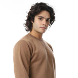 Red Circle - Cozy Casual Plain British Sweatshirt for - Men