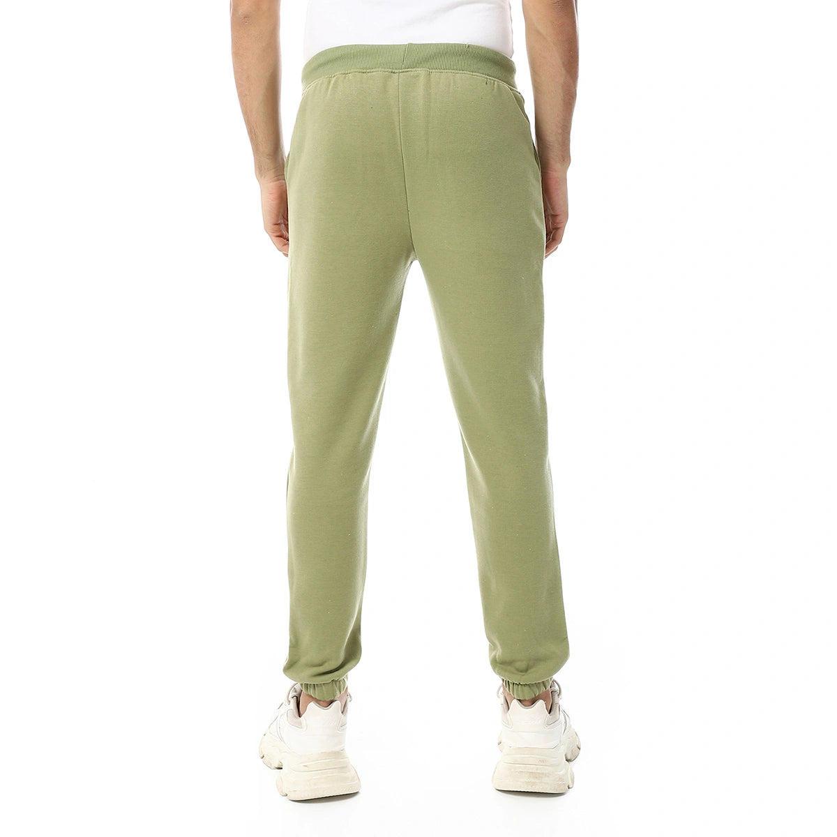 Red Circle - Plain Comfy Elastic Waist Sweatpants for - Men