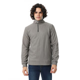 Red Circle - Zipper Casual Plain Sweatshirt for - Men