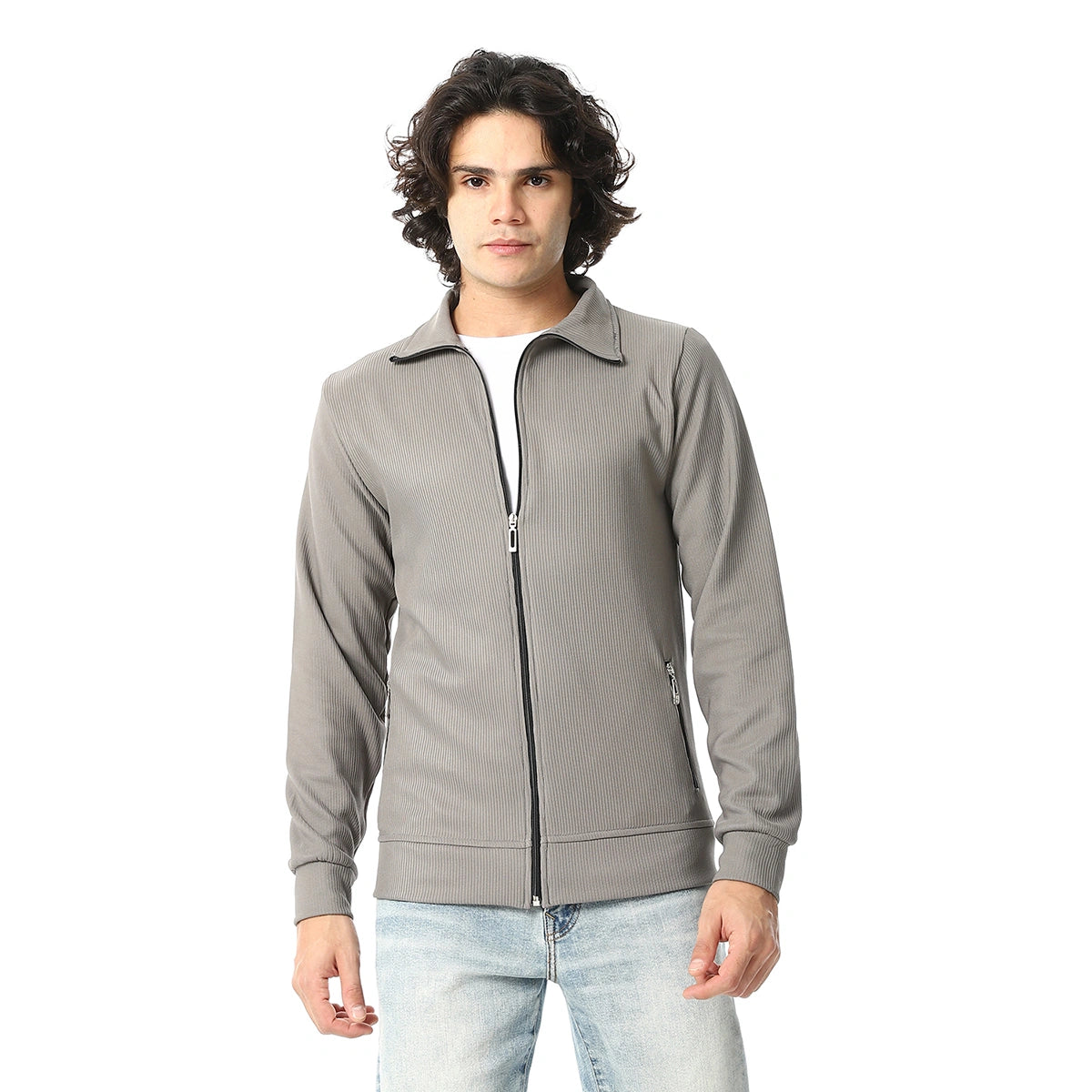 Red Circle - Casual Zipped Sweatshirt for - Men
