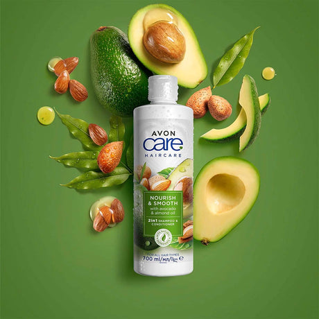 Avon - Naturals Shampoo With Almond & Avocado , 700Ml