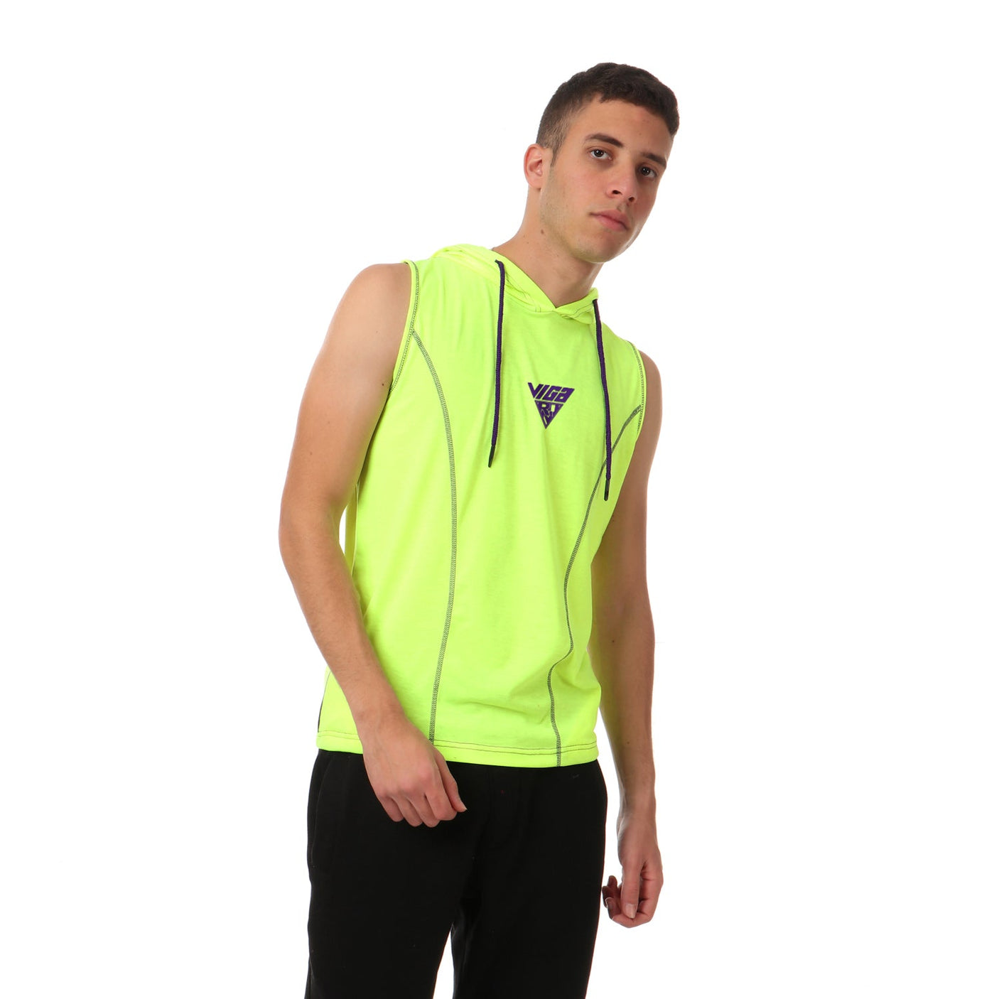 champs land - Viga contrast sleeveless hoodie - 5 colors