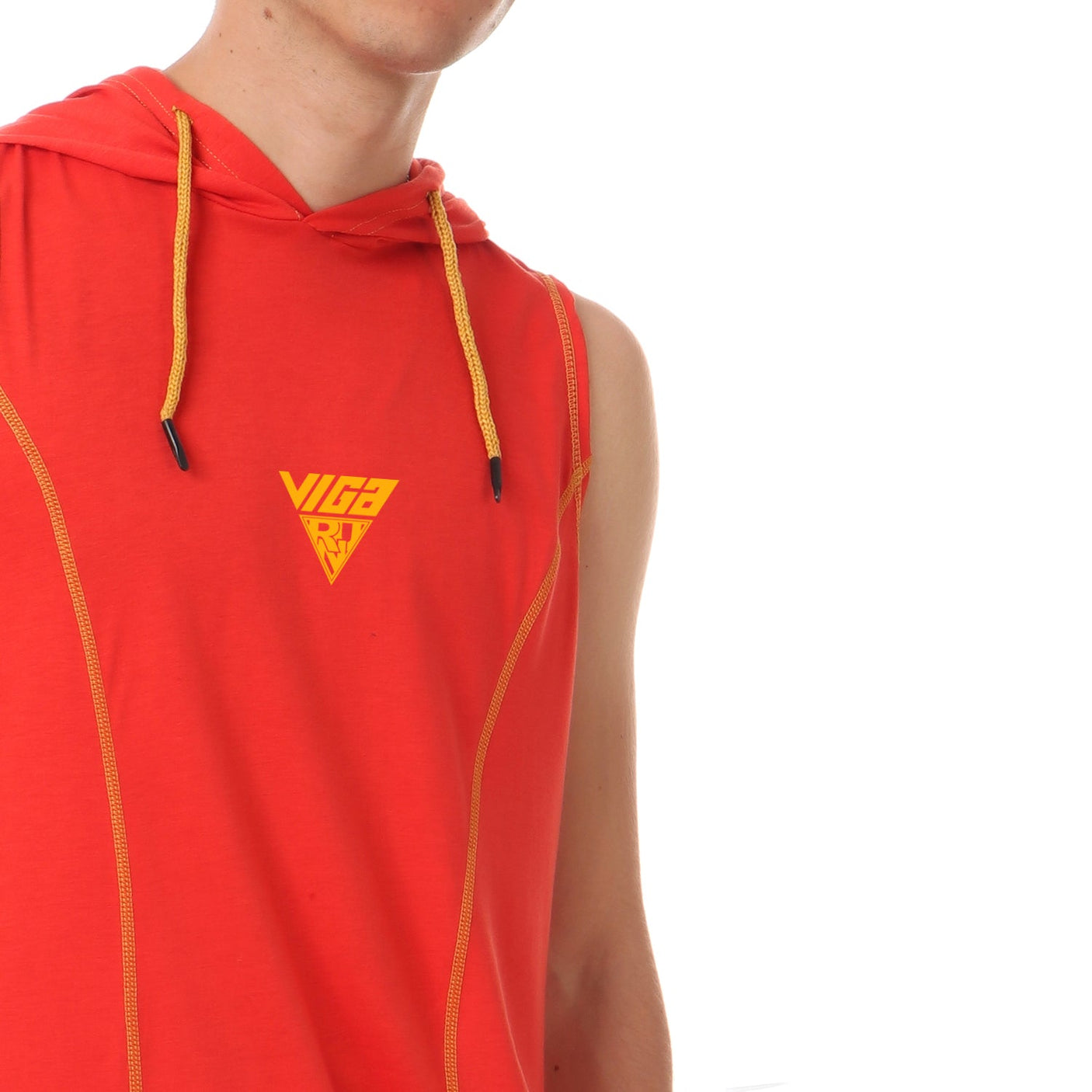 champs land - Viga contrast sleeveless hoodie - 5 colors