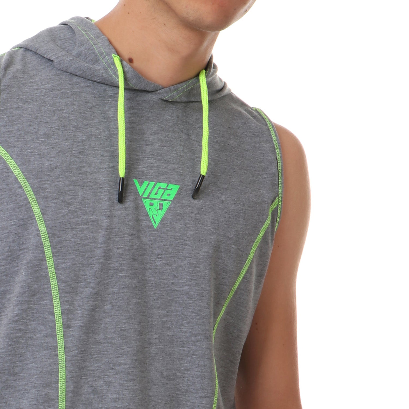 champs land - Viga contrast sleeveless hoodie - 5 colors
